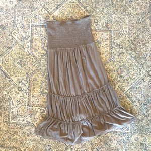 Express strapless dress